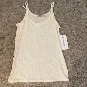 Cream color Athleta tank top